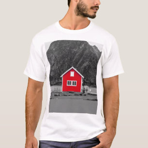 Camiseta Pop de cor da Casa Vermelha
