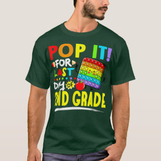 Camiseta Pop De Fidget Para O Último Dia De segundo No Últi