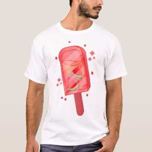 Camiseta Pop de gelo de melancia