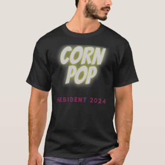 Camiseta Pop de milho para camiseta-T clássica do president