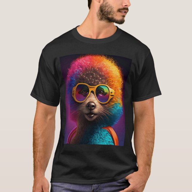 Camiseta Pop de Orgulho Ouro Africano preto Depois do 3 (Frente)