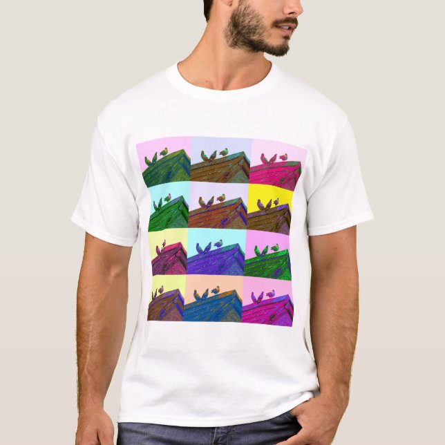 Camiseta Pop de pombo (Frente)