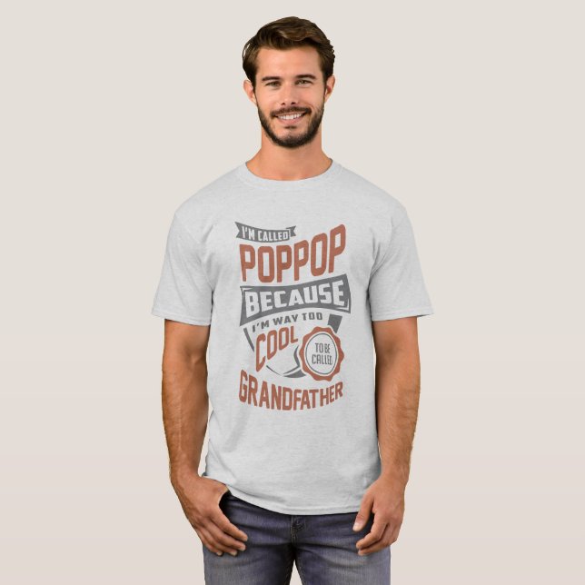 Camiseta Pop de Pop legal. Presente perfeito! (Frente Completa)