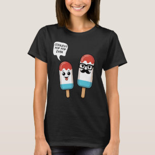 Camiseta Pop de Pop mais legal que nunca vovô picolé gelado