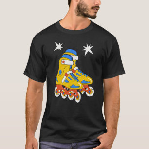 Camiseta Pop de Skate de  de cilindro amarelo neon