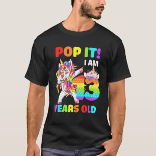 Camiseta Pop De Unicórnio Bonito Sou Crianças De 13 Anos 13