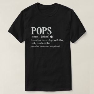 Camiseta Pop Definição Engraçada Significa Presente Legal d