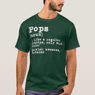 Camiseta Pop Definição Engraçado Avô Avô Noveldade