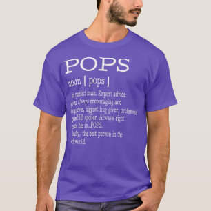 Camiseta Pop Definição Vovô Dia de os pais GiftsMen