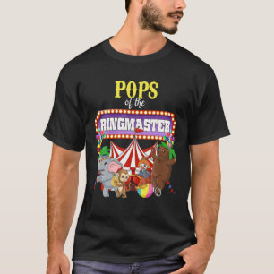 Camiseta Pop Do Bairthday Ringmaster Kids Circus Party