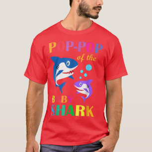Camiseta Pop Do Bebê PopPopPopPop Shark Chr