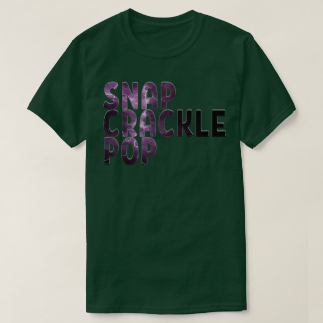 Camiseta Pop DO CRACKLE SNAP (Frente do Design)