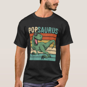 Camiseta Pop do Dia do Pai Saurus Dinossaur T Rex I Vintage
