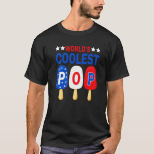 Camiseta Pop do Mundo - Avô Usa Bandeira Sorvete Gordura