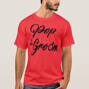 Camiseta Pop do Noivo Festa de Casamento Parte Bridal Festa