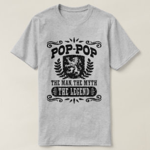 Camiseta Pop do pop o homem o mito a legenda
