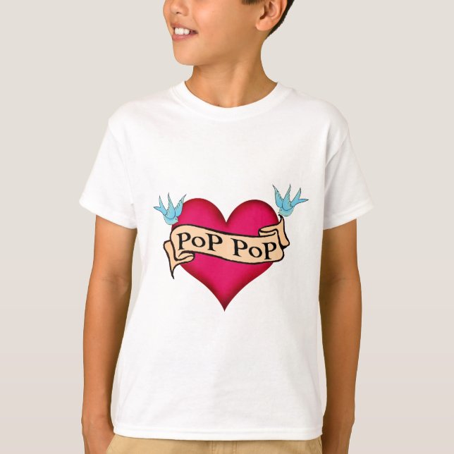 Camiseta Pop do pop - t-shirt & presentes feitos sob (Frente)
