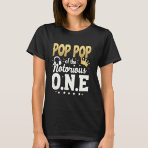 Camiseta Pop Do primeiro aniversario Da Crown Do Avô De Not