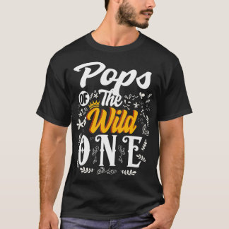 Camiseta Pop do primeiro primeiro aniversario selvagem