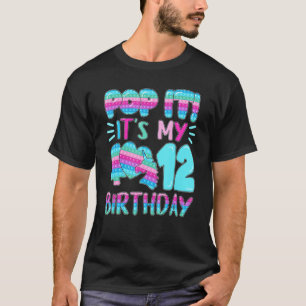 Camiseta Pop É o meu 12 de Brinquedo de 12 aniversários