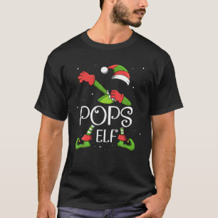 Camiseta Pop Elf Dabbing Santa Claus Xmas Para Família