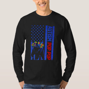 Camiseta Pop Flag P, Estados Unidos, Alavanca a Autismo