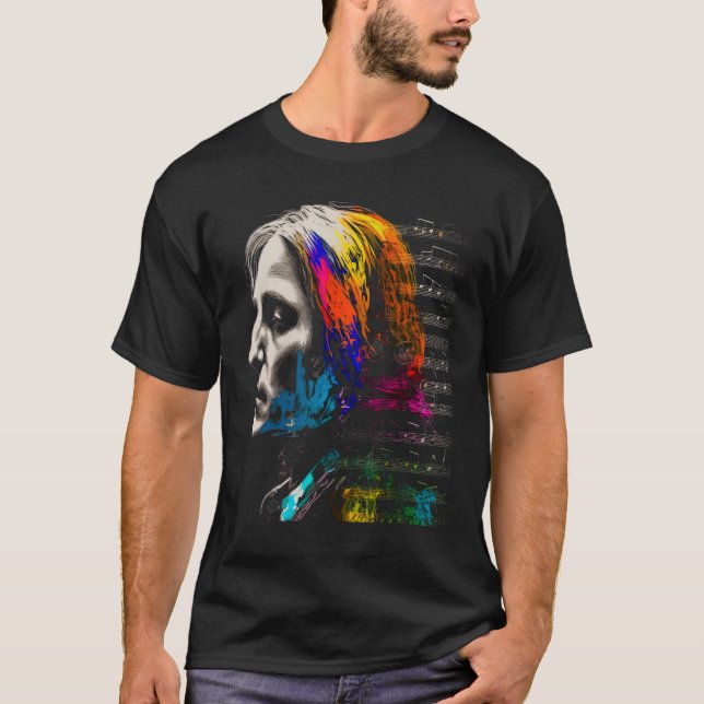 Camiseta Pop Franz Liszt (Frente)