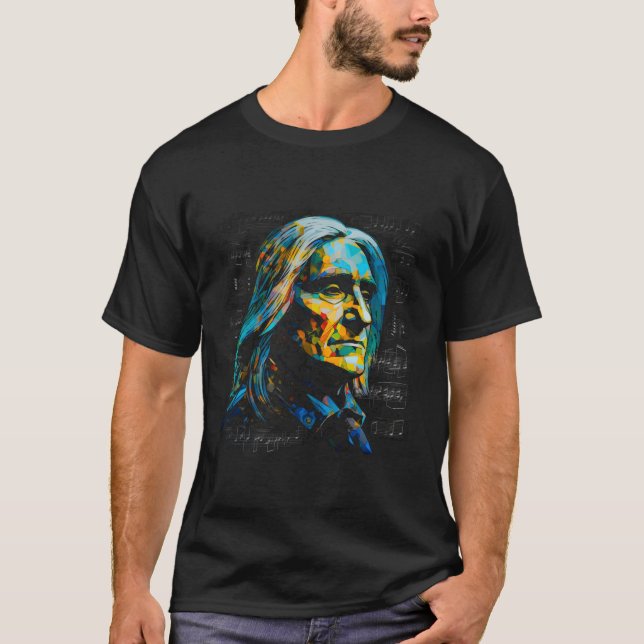 Camiseta Pop Franz Liszt Music (Frente)