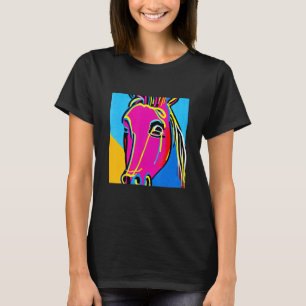 Camiseta Pop Horse Legal Trendência Para Homens Mulheres E