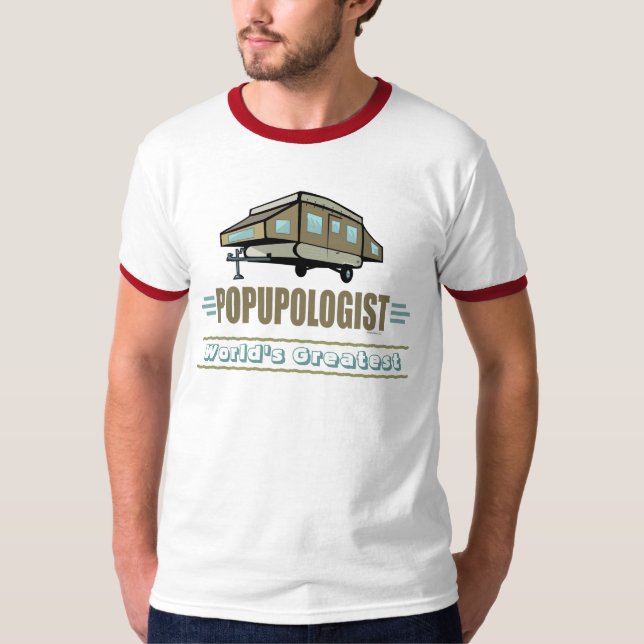 Camiseta Pop humorístico para cima (Frente)