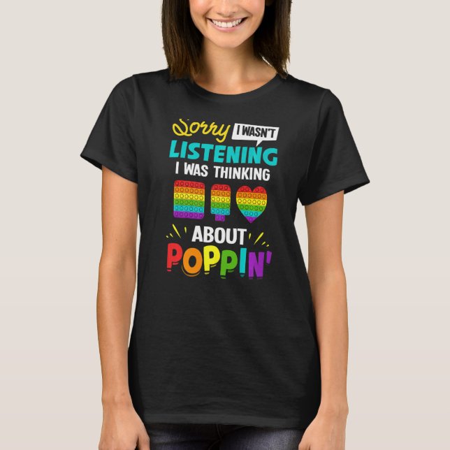 Camiseta Pop It Fidget Toy Game Engraçado Stress Bubble 1 (Frente)