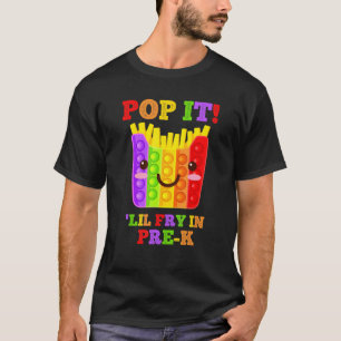 Camiseta Pop It Pre K Funny Preschool Divertido Fidget Toqu