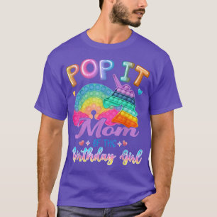 Camiseta Pop Mãe da Família de Crianças de Aniversário