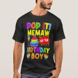 Camiseta Pop Memaw Da Família Birthday Boy Fidget Kids<br><div class="desc">Pop Memaw Da Família Birthday Boy Fidget Kids</div>