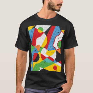 Camiseta Pop, Minimalismo vibrante.