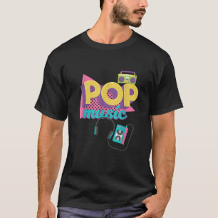 Camiseta Pop Music Retro Vintage Pastel Cores Dj B Day Gif