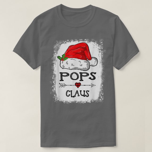 Camiseta Pop Natal Claus Ligeira Pajama Combinação Familiar (Frente do Design)