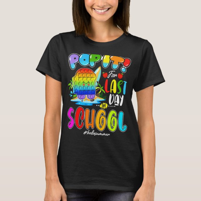 Camiseta Pop No Último Dia De Professores No Verão F (Frente)
