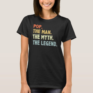 Camiseta Pop O Homem Mito Lenda Pai 2019s Dia do Papa