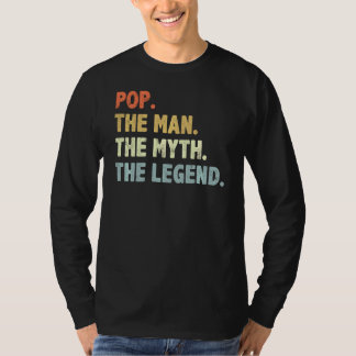 Camiseta Pop O Homem Mito Lenda Pai 2019s Dia do Papa