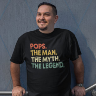 Camiseta Pop O Homem O Mito A Legenda Pai Papá