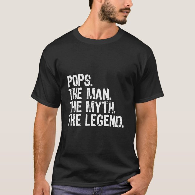 Camiseta Pop O Homem O Mito A Lenda Deu Natal (Frente)