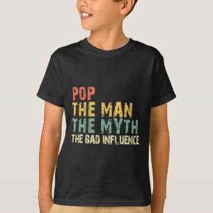 Camiseta Pop O Homem O Mito D Influencia O Funny Retro Vint