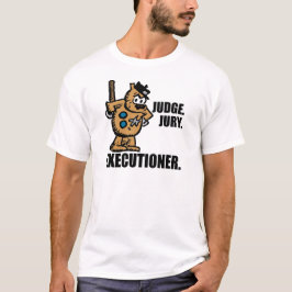 Camiseta Pop Offisa: "Juiz, Júri, Executante"