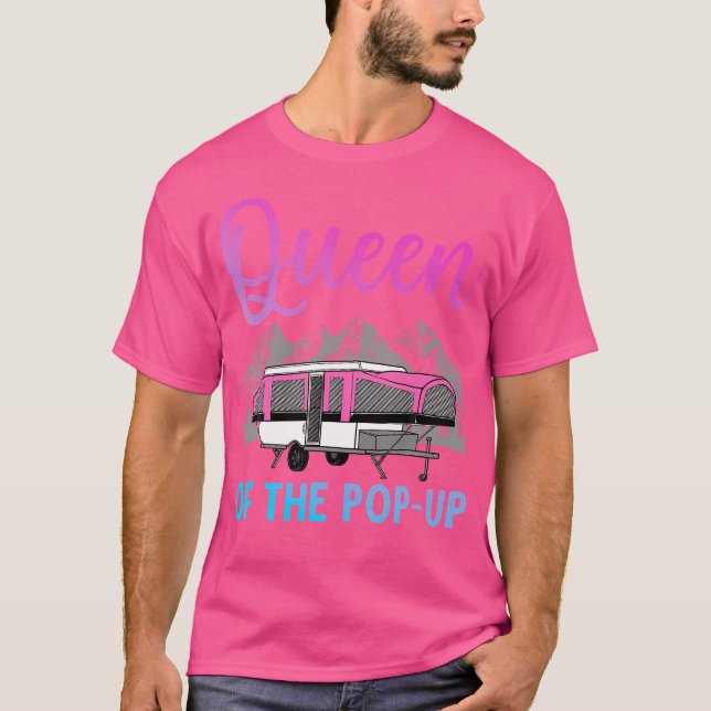 Camiseta Pop Para Cima, Arte Para Mulheres, Garotas, Pop Pa (Frente)