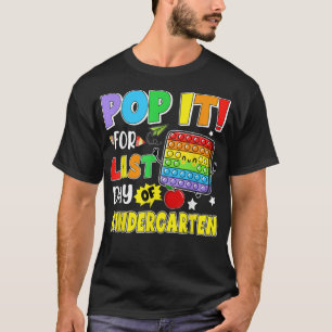 Camiseta Pop Para O Último Dia Do Jardim De Infância No Últ