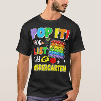 Camiseta Pop Para O Último Dia Do Jardim De Infância No Últ