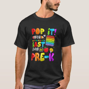 Camiseta Pop Para O Último Dia Do Pré K No Último Dia Da Es