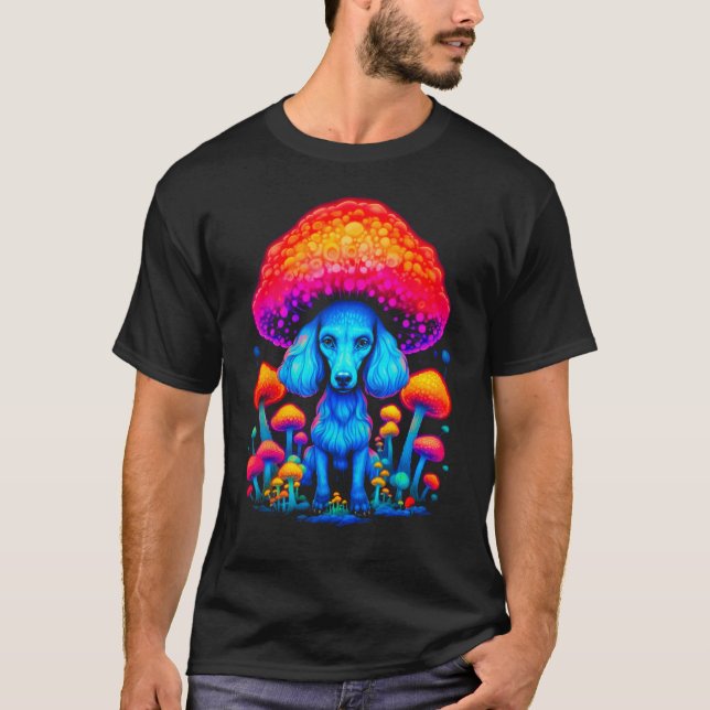 Camiseta Pop Poodle Dog Mushroom (Frente)