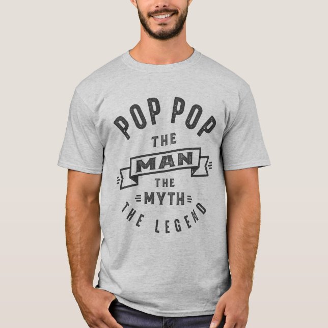 Camiseta Pop Pop do Mito (Frente)